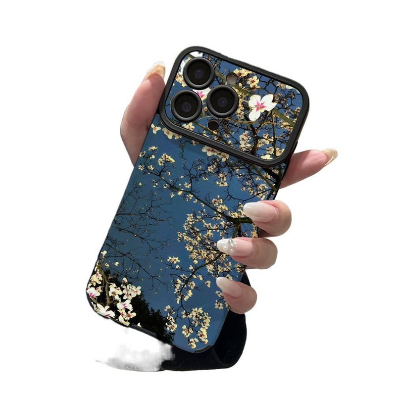 غطاء واقي، أبيض، TPU + PC، قبضة مضادة للانزلاق , حماية من السقوط، مقاوم للصدمات لـ iPhone 15 / 15 Plus / 15 Pro / 15 Pro Max مضاد للانزلاق من مادة TPU باللون الأبيض للمكتب - Image 4