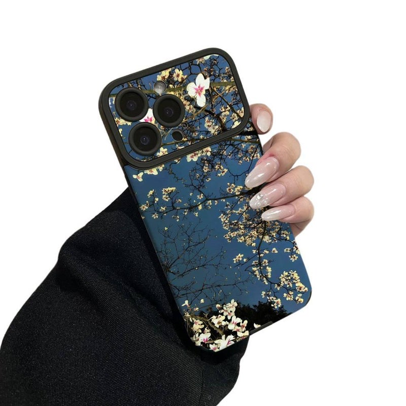 غطاء واقي، أبيض، TPU + PC، قبضة مضادة للانزلاق , حماية من السقوط، مقاوم للصدمات لـ iPhone 15 / 15 Plus / 15 Pro / 15 Pro Max مضاد للانزلاق من مادة TPU باللون الأبيض للمكتب - Image 2