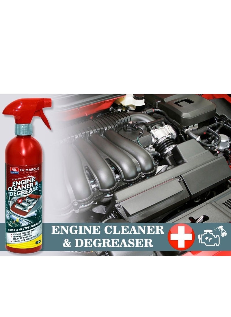 Dr.MARCUS Car Engine Cleaner And Degreaser With An Ultra-Strong Formula That Dissolves Stubborn Grease And Dirt, 750 ml, Made In Poland.  - Image 4