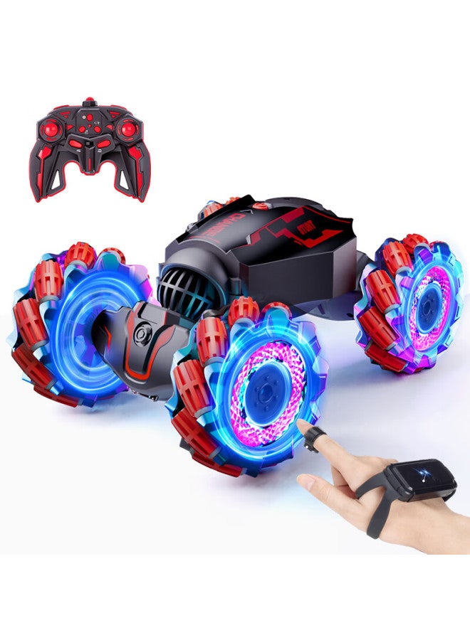 Sodeep Suodi Children's Toy, Boys' Remote Control Car, Flip-up Electric Transforming Gesture-sensing Racing Car, Birthday Gift - Image 1
