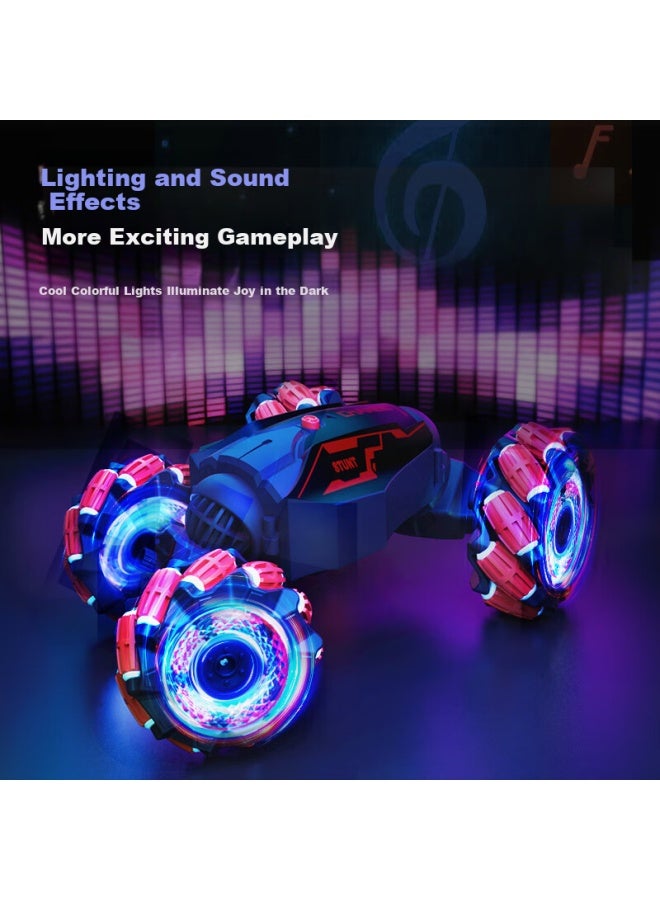 Sodeep Suodi Children's Toy, Boys' Remote Control Car, Flip-up Electric Transforming Gesture-sensing Racing Car, Birthday Gift - Image 3