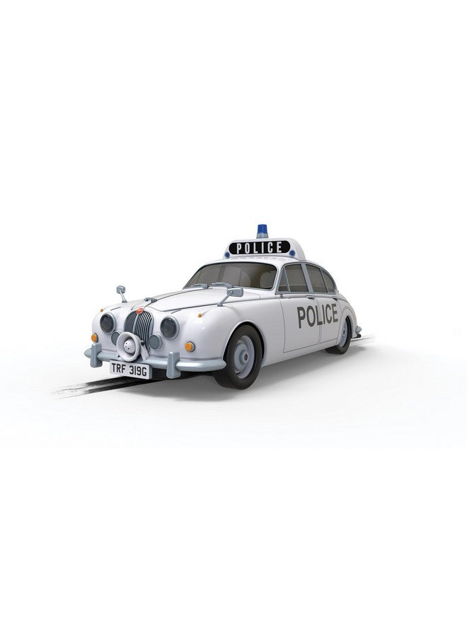 Scalextric Jaguar MK 2 Police Car 1:32 Slot Race Car C4420 - Image 1