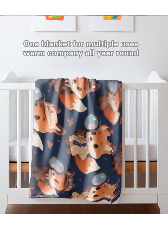 general Flannel thin blanket (warm and comfortable, suitable for sleep, gaming, dust removal and sandproof) 150cm*200cm - 684 - Image 1