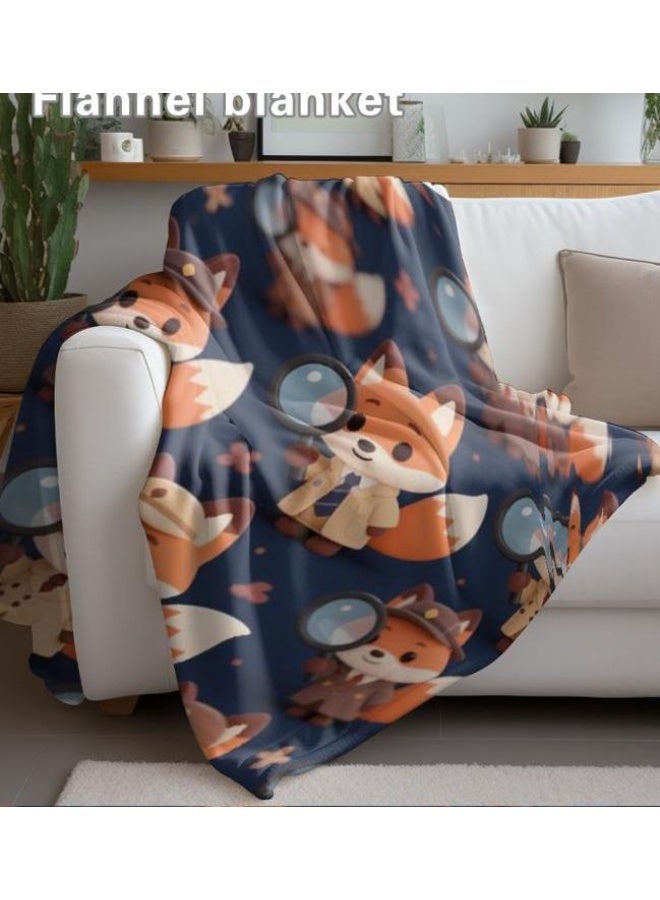 general Flannel thin blanket (warm and comfortable, suitable for sleep, gaming, dust removal and sandproof) 150cm*200cm - 684 - Image 4