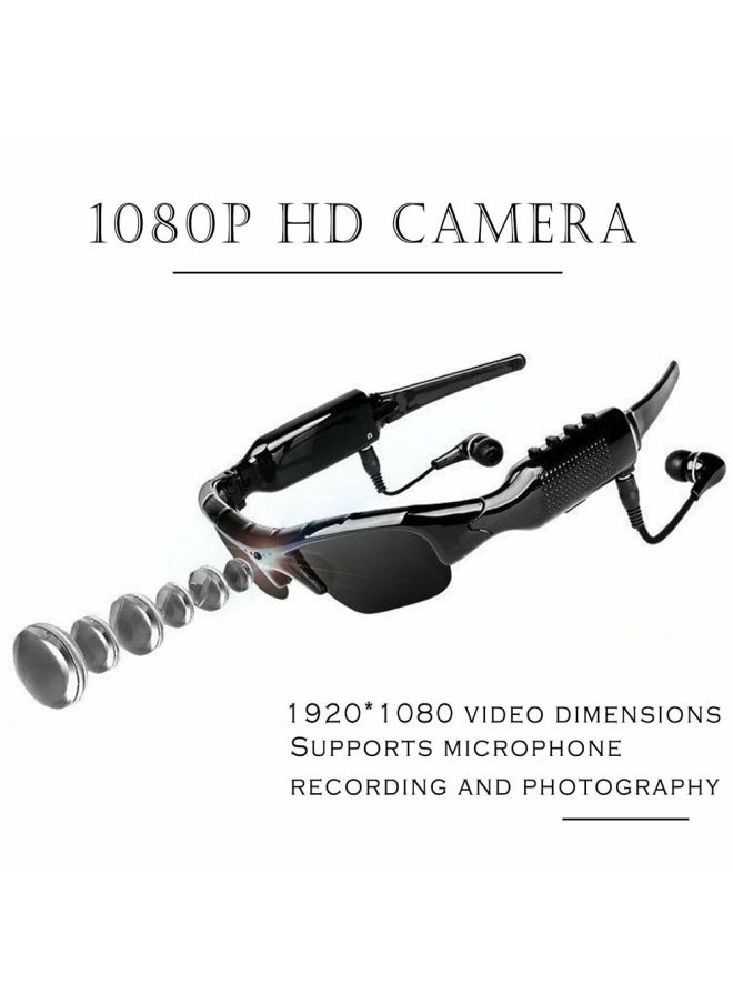 Generic HD 1080P Glasses Camera Polarized Lens Sports Sunglasses-Body Color:Black-16G Camera  - Image 5