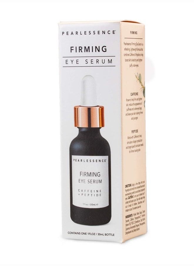 Pearlessence Firming Eye Serum with Caffeine + Peptide – Rejuvenates Puffy Eyes & Reduces Under Eye Bags | Made in USA & Cruelty Free (1oz)  - Image 4