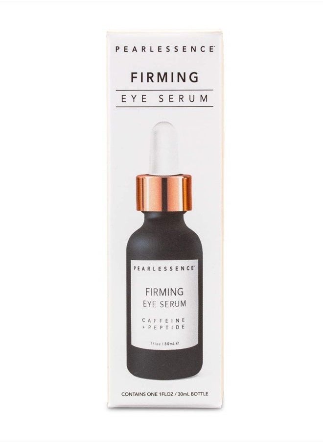 Pearlessence Firming Eye Serum with Caffeine + Peptide – Rejuvenates Puffy Eyes & Reduces Under Eye Bags | Made in USA & Cruelty Free (1oz)  - Image 2