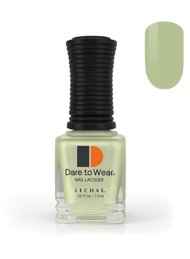 Lechat Nail Polish Super Shine Long Wear Lacquer Quick Drying Nail Color Resists Chips Fading Lasts Up To 3 Weeks Precise Application In One Stroke Nail Paint Cucumber Mint Dw227