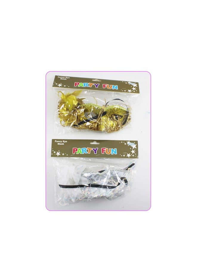 Fancy Eye Mask Assorted Color 1Pcs/Card