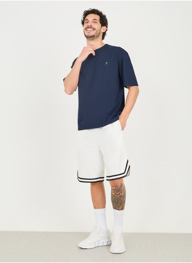 Micro Pique Knit Oversized Tshirt with Reflective Logo - pzsku/Z5EF20CF464A2AF2952CDZ/45/_/1709830612/9be6215b-e639-4970-ab49-e06b36f2faa0