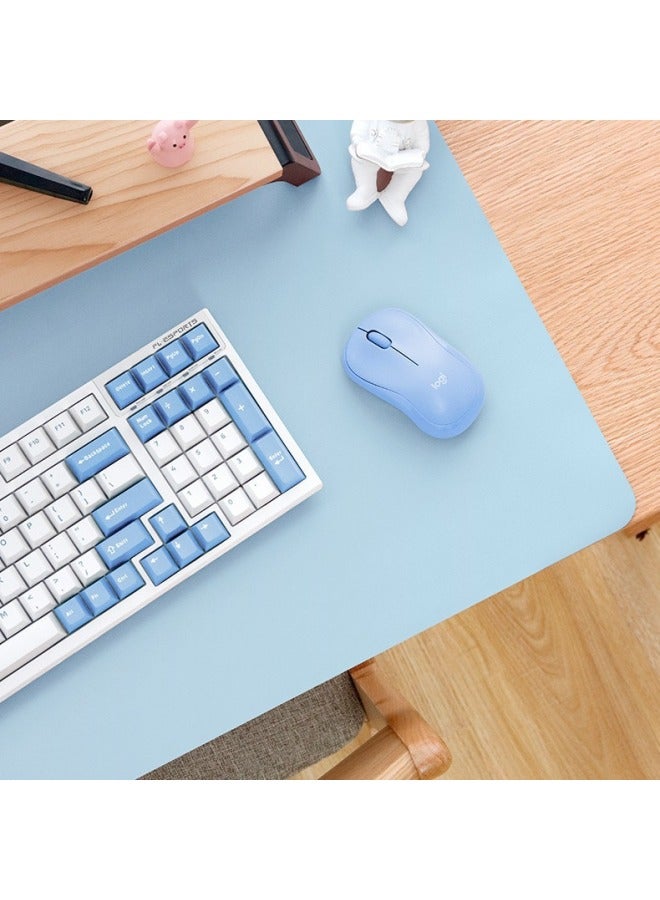 Leather Mouse Pad Oversized Office Desk Pad Student Computer Book Desk Pad Waterproof Writing Pad Printing Pattern Logo-Color:70cm*35cm-Pattern:Bright Brown  - Image 5