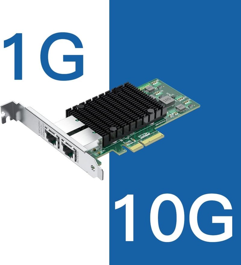HYFIBER H!Fiber 10Gb RJ45 PCI-E Network Card NIC, Compare to Intel X550-T2, with Intel X550-AT2 Chip, Dual RJ45 Ports, PCI Express 3.0 X4, Ethernet Converged Network Adapter Support Windows/Linux/VMware Esxi - Image 3