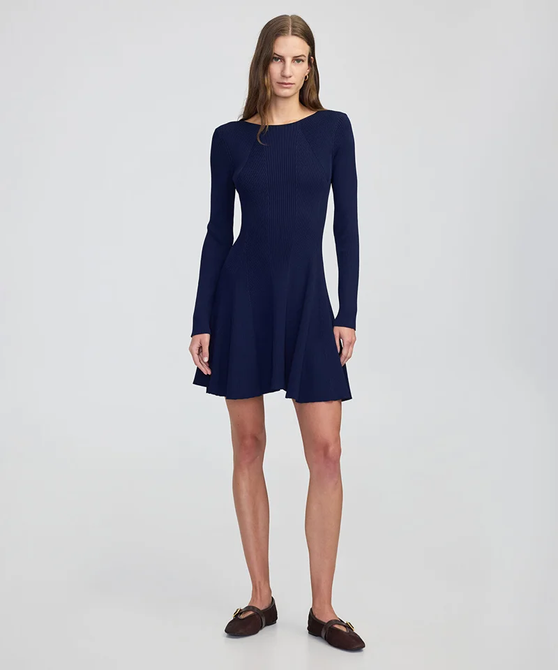 ابيكول Ribbed Knit Dress
