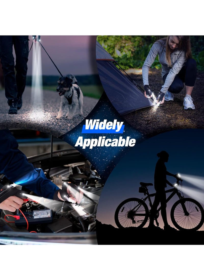 PYC - LED Flashlight Gloves, Gifts for Men Dad Him Boyfriend Husband, Cool Gadget Hands-Free Lights for Camping Fishing Repairing, - Image 1