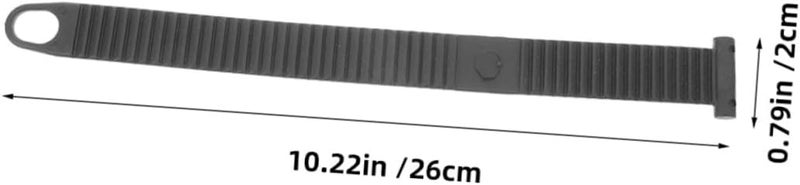 Toyvian 2Pcs Bike Fastening Rubber Strap Multi-use Tire Fixation Belts for Roof Racks Outdoor Cycling Accessories Adjustable Rubber Straps for Bike and Motorcycle - Image 2