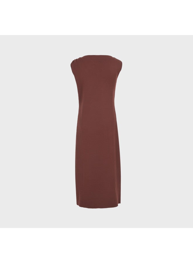 Zara Women'S French Elegant And Luxurious Straight Knit Midi Dress - Image 3