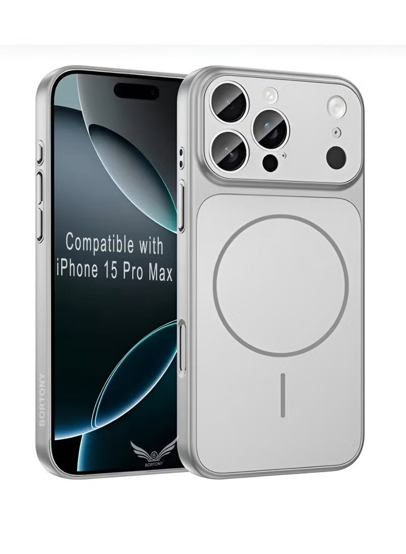 TIGER iPhone 15 Pro Max Ultra Thin MagSafe Case | Slim Hard Matte Cover with Camera Protection, Shockproof & Lightweight Design for 6.7-inch Phones - Image 3