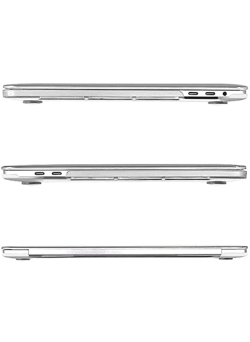 AMM - Hard Shell Protective Case Cover Compatible with MacBook Pro 16-Inch Model: A2141 (MVVJ2xx/A, MVVK2xx/A, MVVL2xx/A, MVVM2xx/A) Retina Display with Touch Bar Touch ID, Crystal Clear - Image 1