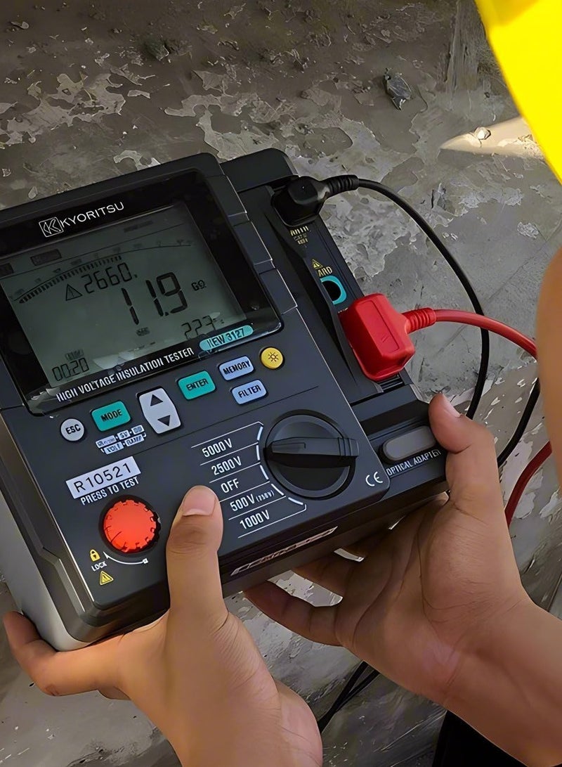 Kyoritsu KEW 3127 High Voltage Insulation Tester - Image 3