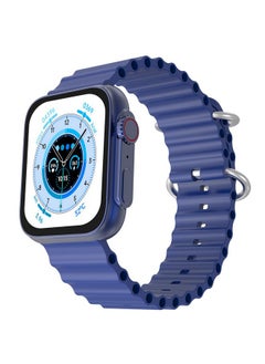 Fire-Boltt Supernova- 45.2mm AMOLED Display, 500 NITS Brightness, 368 * 448 px Resolution, Bluetooth Calling, 123 Sports Modes, Voice Assistant, Inbuilt Games (Blue)