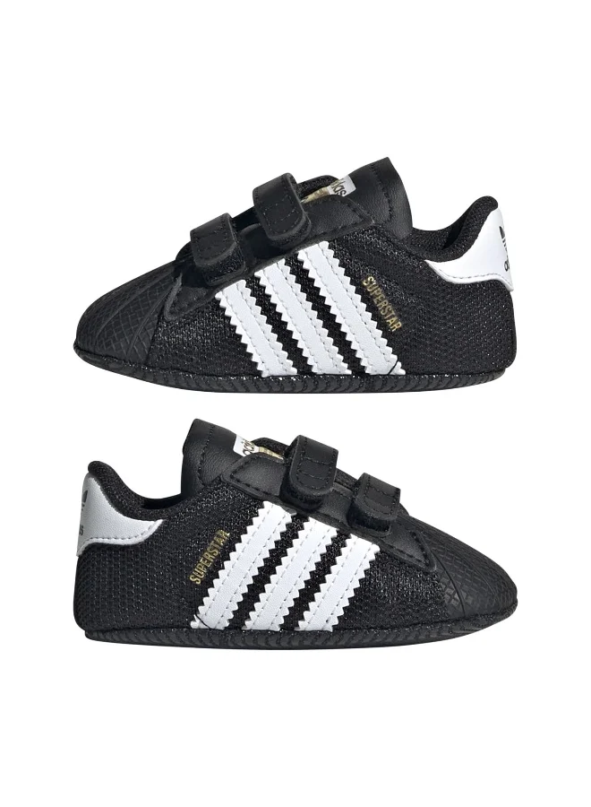 Adidas Adidas Superstar Crib U Black Originals Shoes For Baby