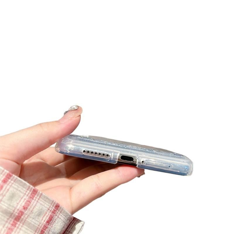 غطاء واقي، Quicksand Jellycat Cartoon، مقاوم للصدمات لـ Samsung Galaxy Z Flip 7، بطريق Jellycat المتلألئ بالرمل المتحرك , حماية من السقوط للمدرسة للهدايا لترتيب الأغراض - Image 5