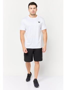 RBX Men Sportswear Fit Short Sleeve Training T Shirt, White  - Image 2
