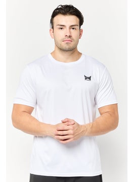 RBX Men Sportswear Fit Short Sleeve Training T Shirt, White  - Image 1