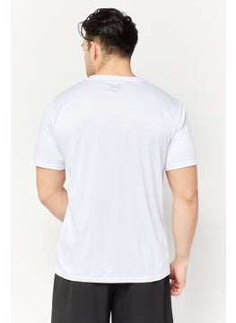RBX Men Sportswear Fit Short Sleeve Training T Shirt, White  - Image 4