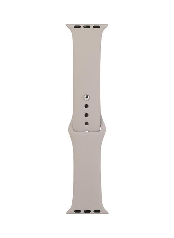 NIBEMINENT Replacement Watchband for Apple Watch Series 7/6/5/4/3/2/1/SE 42/44/45mm Grey - Image 1
