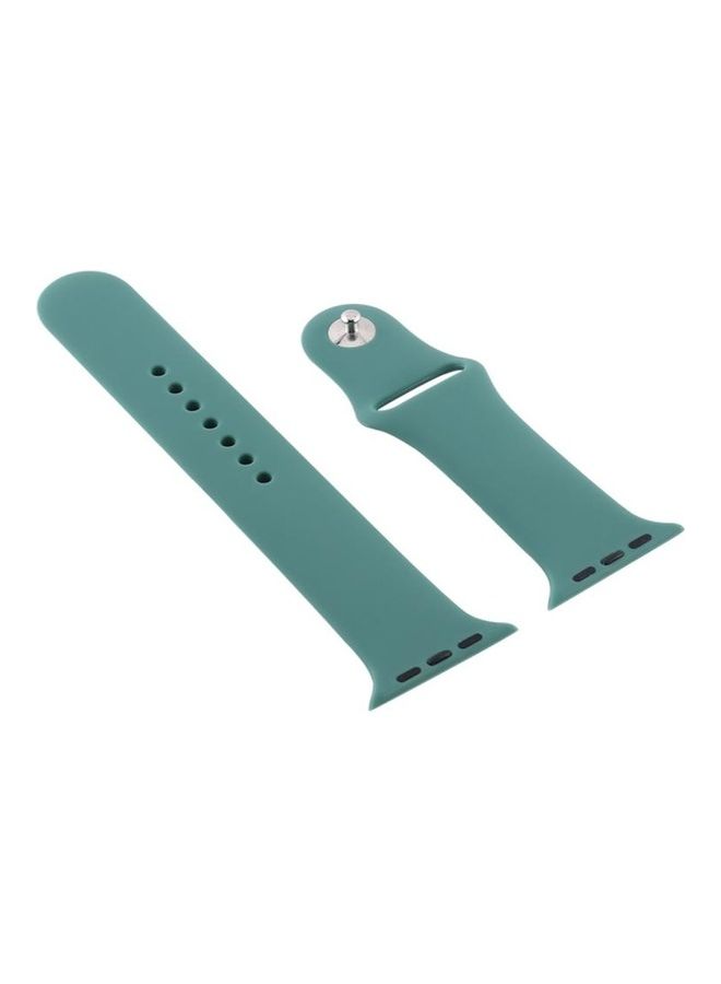 NIBEMINENT Replacement Watchband for Apple Watch Series 7/6/5/4/3/2/1/SE 42/44/45mm Grey - Image 3