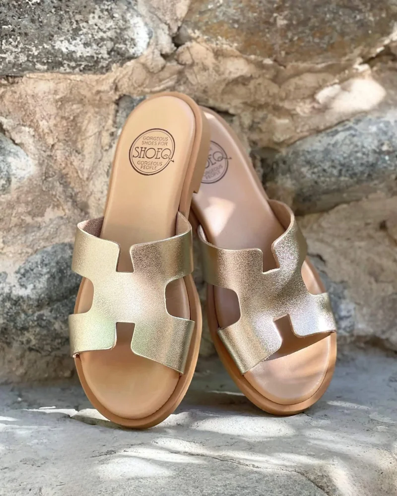 SHOEQ Champagne Hania Luxe for Women | Best Price UAE