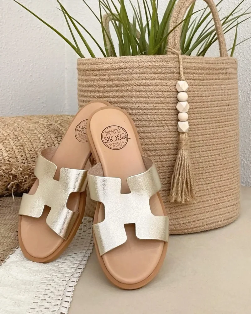 SHOEQ Champagne Hania Luxe for Women | Best Price UAE