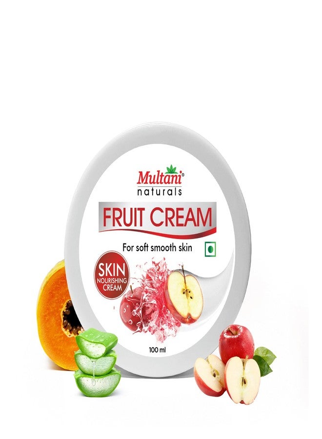 Multani كريم مولتاني ناتشورالز المرطب للبشرة بخلاصة التفاح، سريع الامتصاص وغير لزج، مرطب للوجه واليدين والجسم | لبشرة صحية وناعمة ومشرقة | 100 مل - Image 1