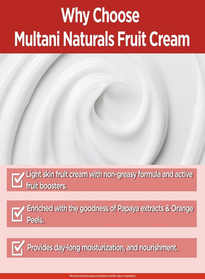 Multani كريم مولتاني ناتشورالز المرطب للبشرة بخلاصة التفاح، سريع الامتصاص وغير لزج، مرطب للوجه واليدين والجسم | لبشرة صحية وناعمة ومشرقة | 100 مل - Image 4