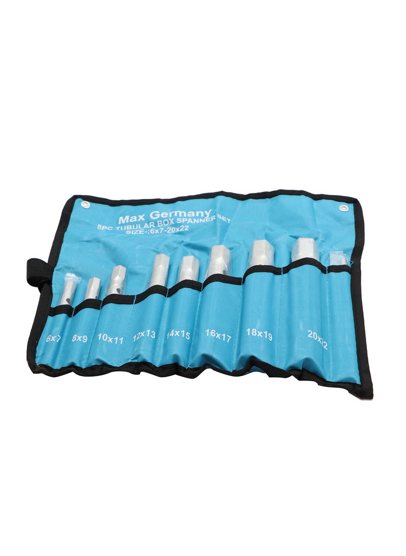 Max Germany Max Germany 4406-S08 Tubular Spanner Set, 8 Pieces  - Image 1
