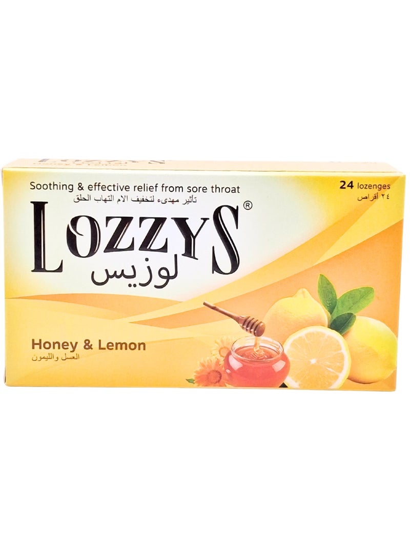 Lozzy S Lozenges Honey & Lemon 24 S