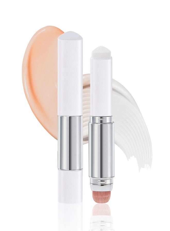Ihrlpxkc Blanc Cover Cream Stick V - Color Changing Foundation Stick, White Foundation for Older Women, Korean Makeup with Built-in Brush Foundation Makeup Moisturizing Dewy Finish for Even Skin Tone (Medium) - Image 1