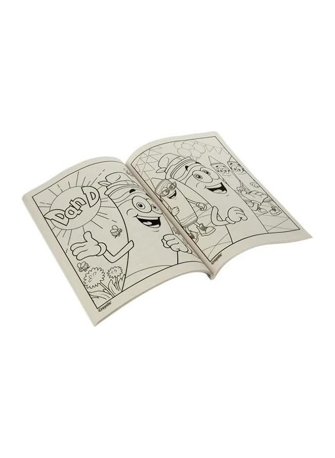Crayola كتاب تلوين محدود الإصدار مكون من 96 صفحة مع أوراق ملصقات - Image 2