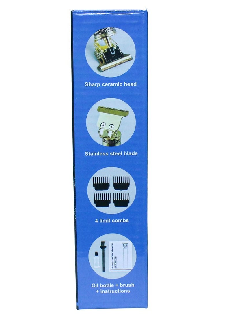 Professional Trimmer Suit, Hair Clipper Beard Shaver Beard Trimmer And Outline Edgers Shaver Rechargeable And Washable With High Quality Sharp And Accurate Blades And Multi Size Combs Elegant Design