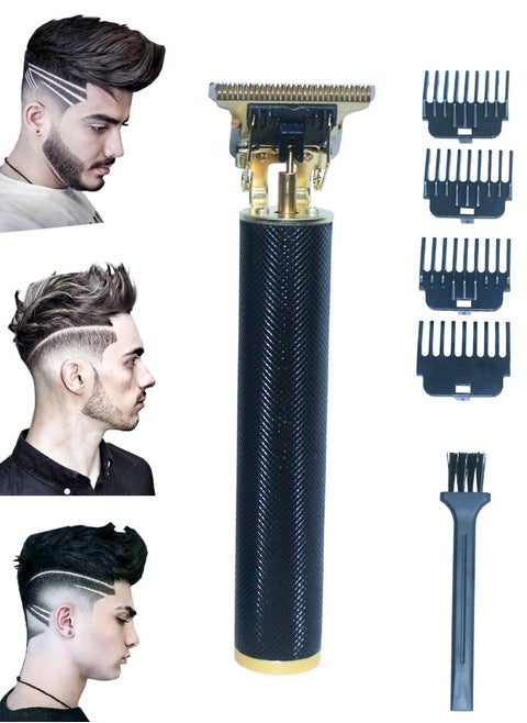 Professional Trimmer Suit, Hair Clipper Beard Shaver Beard Trimmer And Outline Edgers Shaver Rechargeable And Washable With High Quality Sharp And Accurate Blades And Multi Size Combs Elegant Design