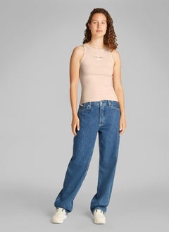 Calvin Klein Jeans Logo Ribbed Tank Top  - Image 4
