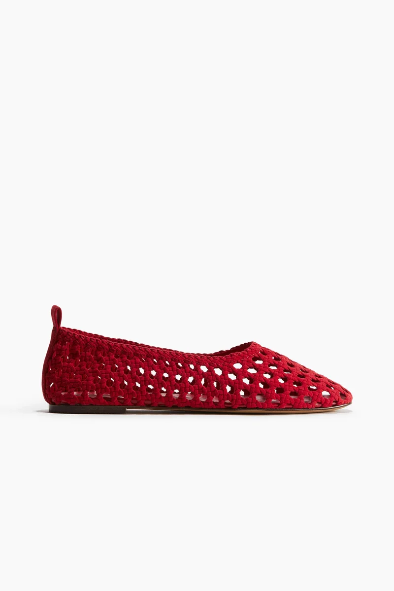 H&M Braided ballet pumps