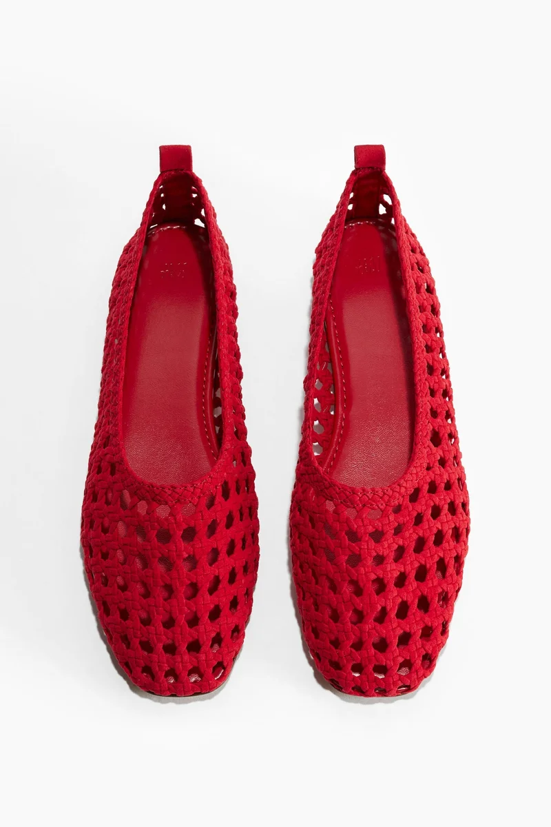 H&M Braided ballet pumps