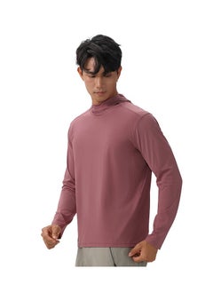 alo alo autumn nylon men's outdoor lightweight breathable casual sports long sleeve t-shirt quick-drying top hooded sweatshirt  - Image 3
