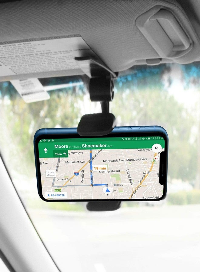Cellet Adjustable Sun Visor Phone Mount with 360-Degree Rotation Compatible with iPhone 15 Pro Max Plus, iPhone 14 Pro Max Plus, Google Pixel 8 Pro and More - Image 3