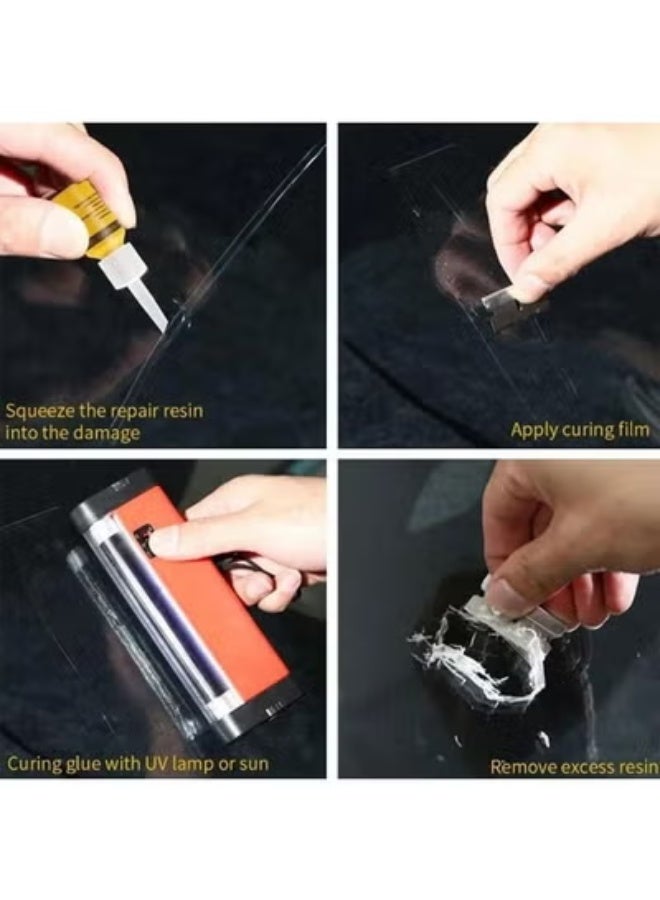 AROAQ DIY Car Windshield Cracked Repair Tool Upgrade Auto Glass Nano Repair Fluid Windscreen Scratch Crack Restore Auto Window Repair - Image 5