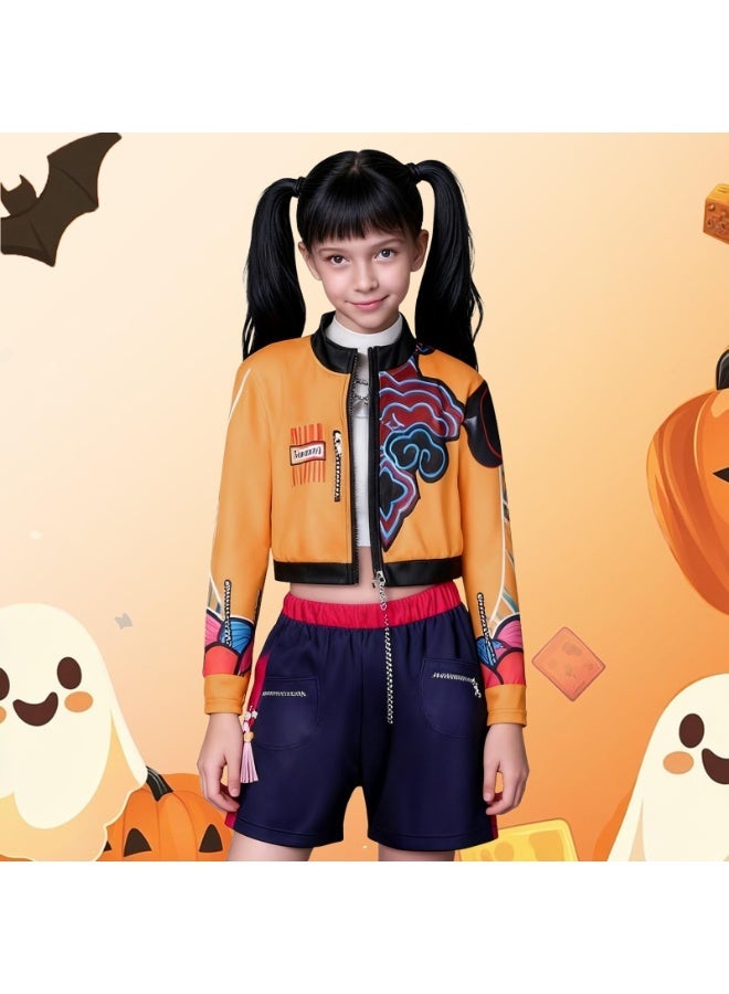 K-POP Demon Hunting Girl Group Cosplay Costume Exquisitely Recreates Stage Performance Outfit - Image 5