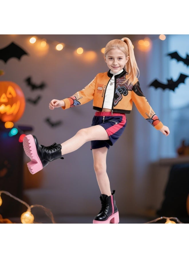 K-POP Demon Hunting Girl Group Cosplay Costume Exquisitely Recreates Stage Performance Outfit - Image 2