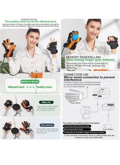 Generic Rehability Robot Gloves Hand Stroke Recovery Equipment Hand Dysfunction Patient Training Device Stroke Hemiplegia Finger Orthosis for Long Term Relief Finger Cramps ﻿  - Image 4